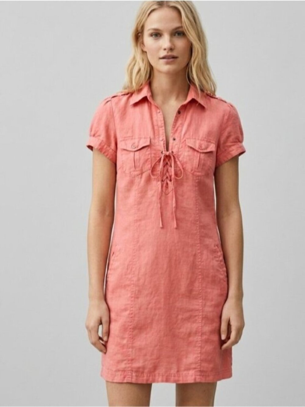 Joe Fresh Linen Shirt Dress